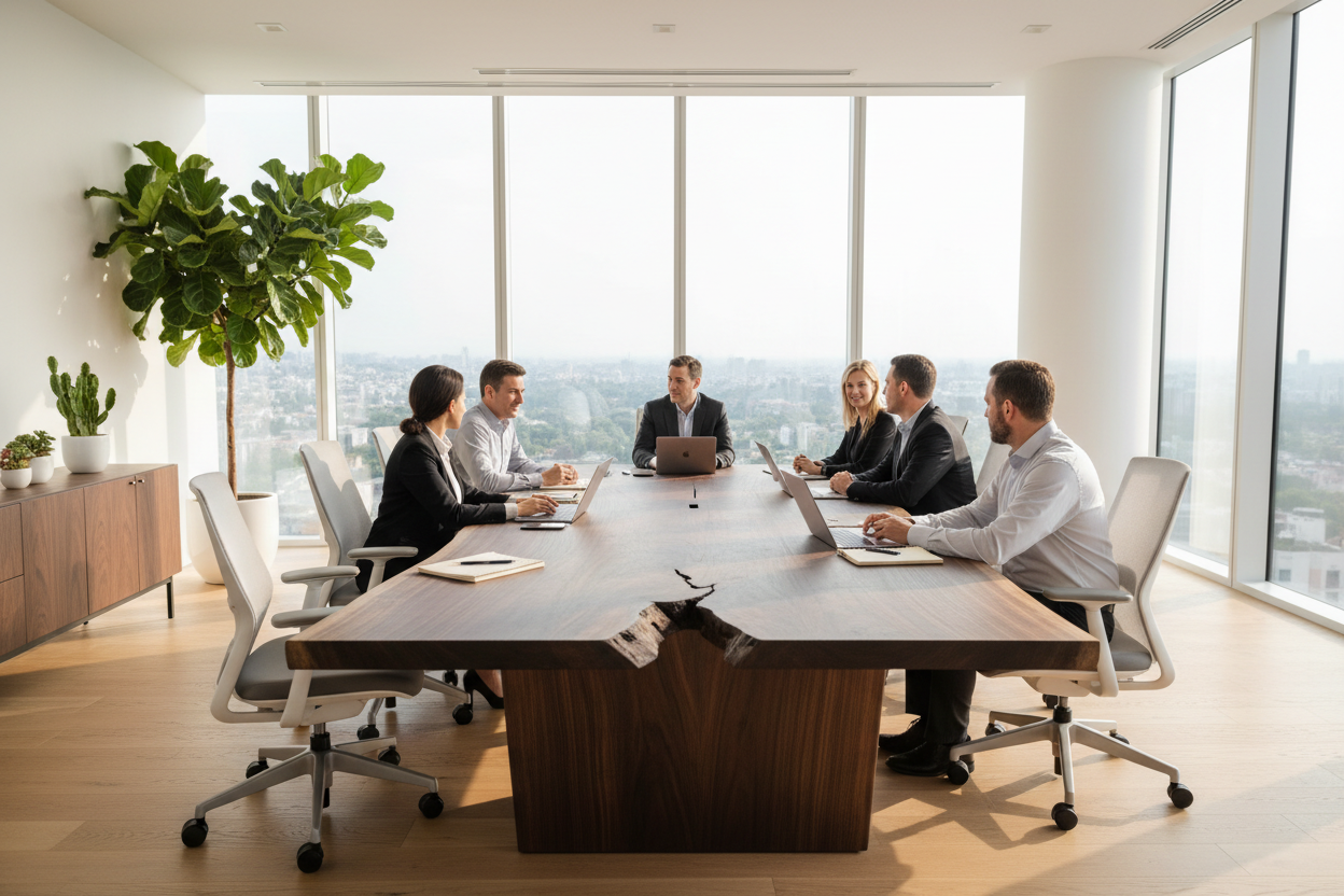 Live Edge Conference Table: What Interior Designers Need to Know